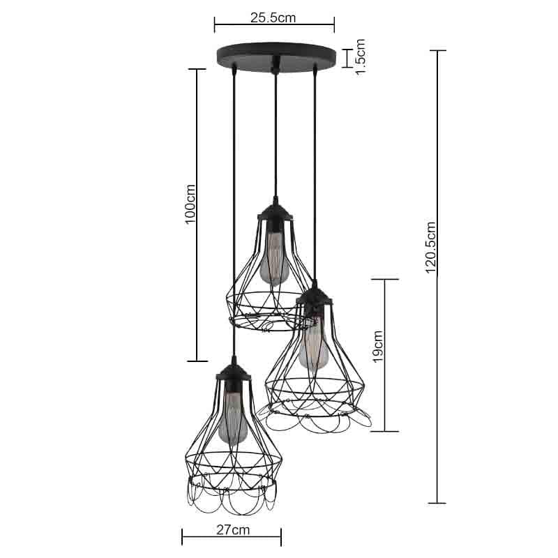 Retro Love Cluster Ceiling Lamp media 6
