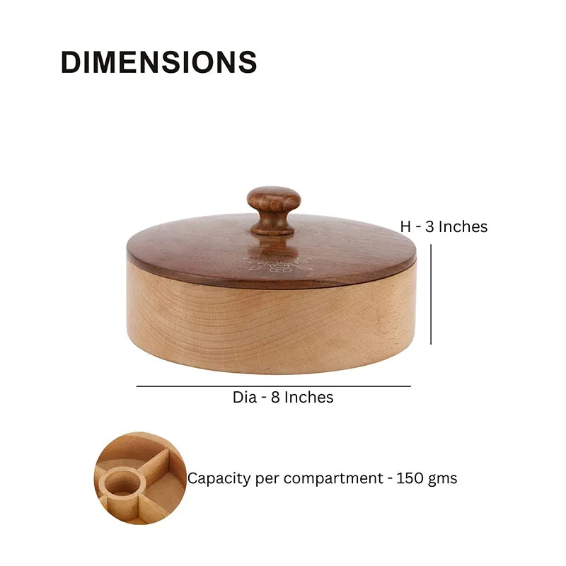 Aneira Wood Masala Box media 8