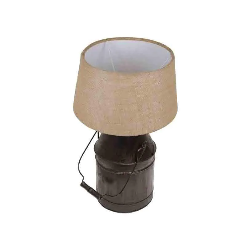 Milkman Fabric Table Lamp - Brown,Black media 6
