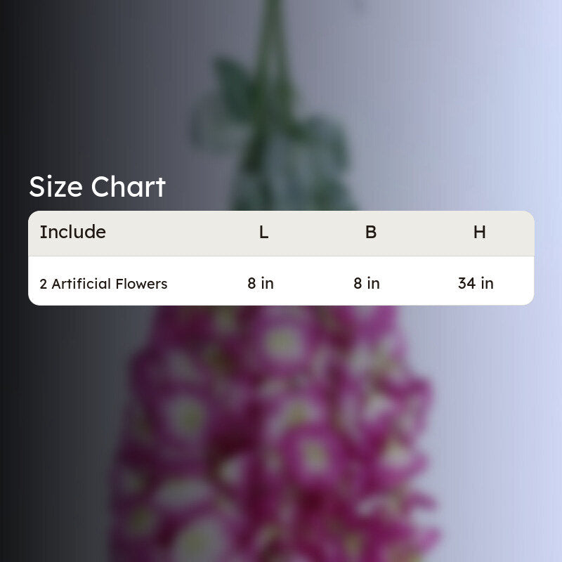 Faux Lush Hanging Morning Glory Plant (Purple) -  2.8 Feet media 4