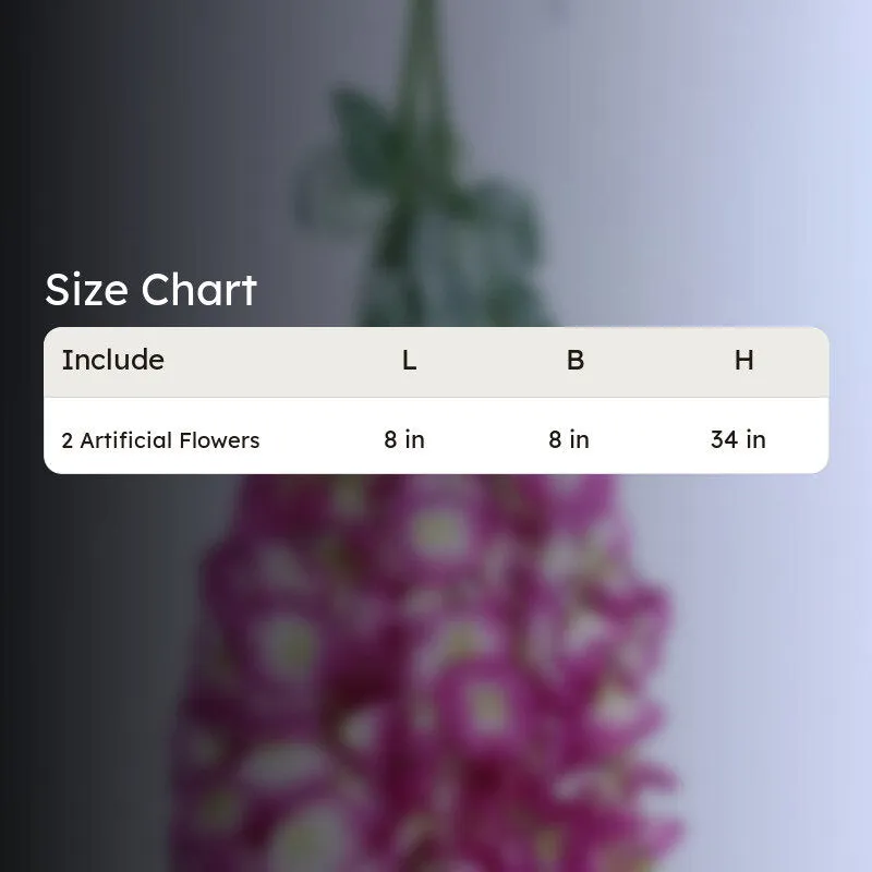 Faux Lush Hanging Morning Glory Plant (Purple) -  2.8 Feet media 4