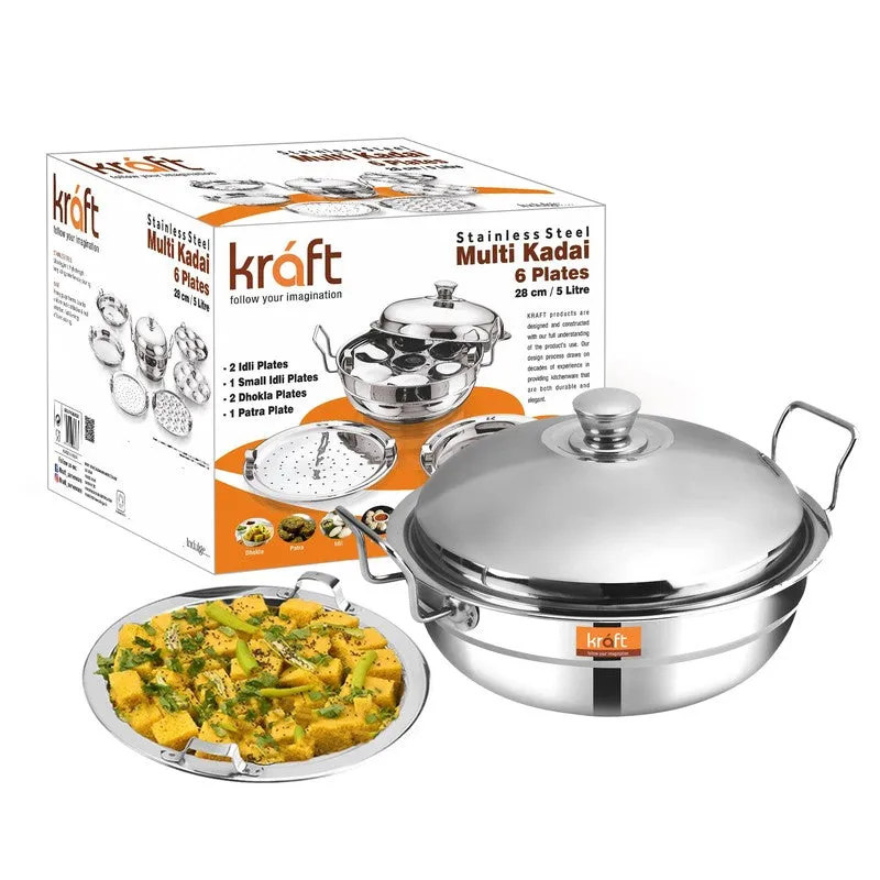 Kraft Heat Craft Idli Maker (5000 mL) - Seven Piece Set media 4