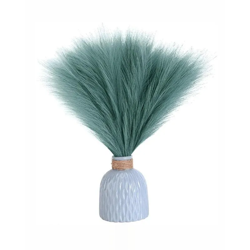 Feathery Pampas Artificial Stems (Blue) - Set Of Four media 7