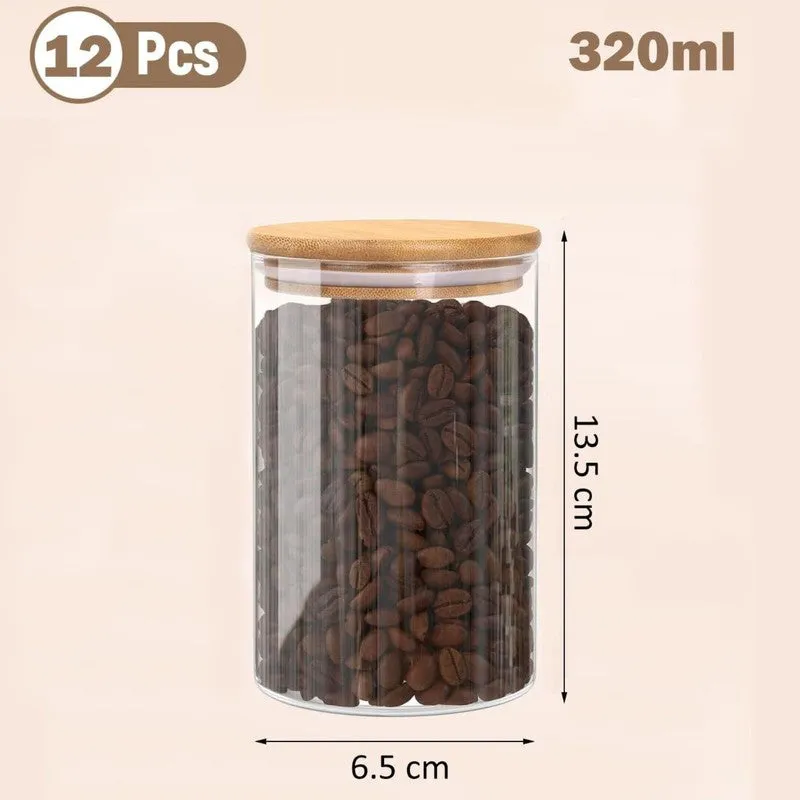 Clear Edge Airtight Jars (320 mL Each) - Set of Twelve media 11