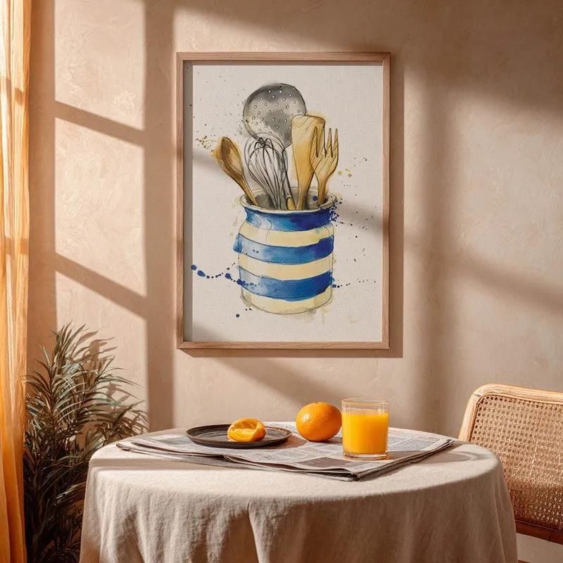 Spoon Studio Archival Canvas Wall Art - Brown media 4