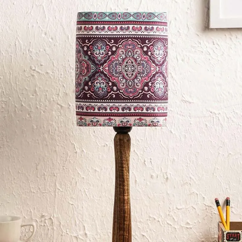 Aztec Fabric Table Lamp - Multicolor media 3