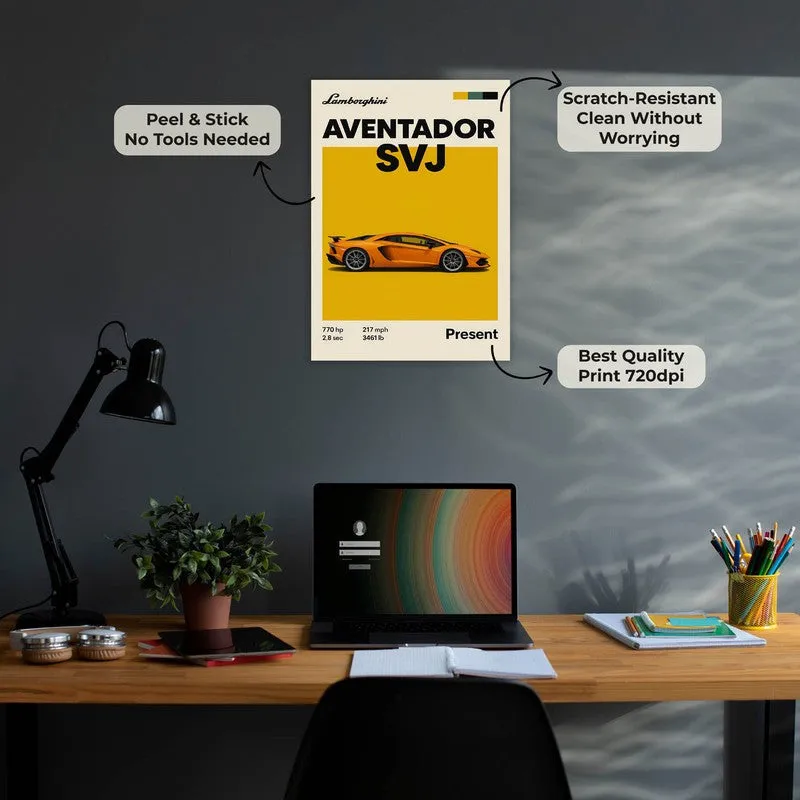 Aventador SVJ Wall Poster media 6