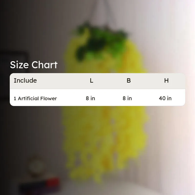 Perenna Artificial Orchid Bunch - Yellow media 5