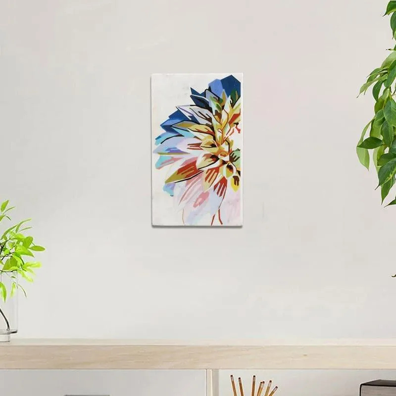 Flower Palette Printed Marble Wall Accent media 1