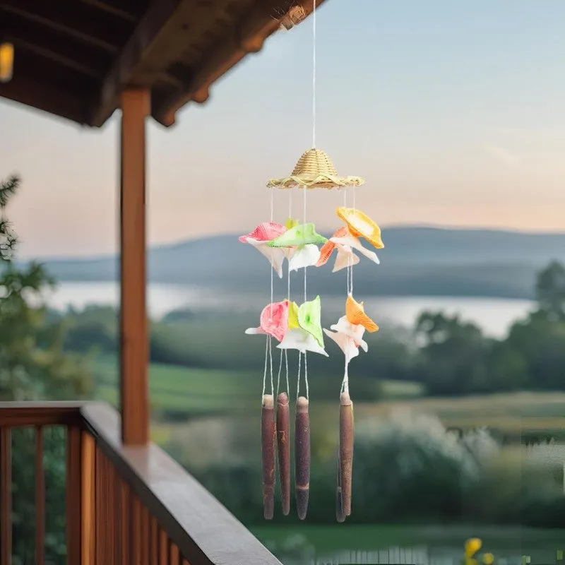 Coastal Whisper Sea Shell Windchime media 3