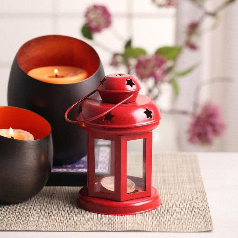 Lantern Lore Tealight Candle Holder - Red media 5