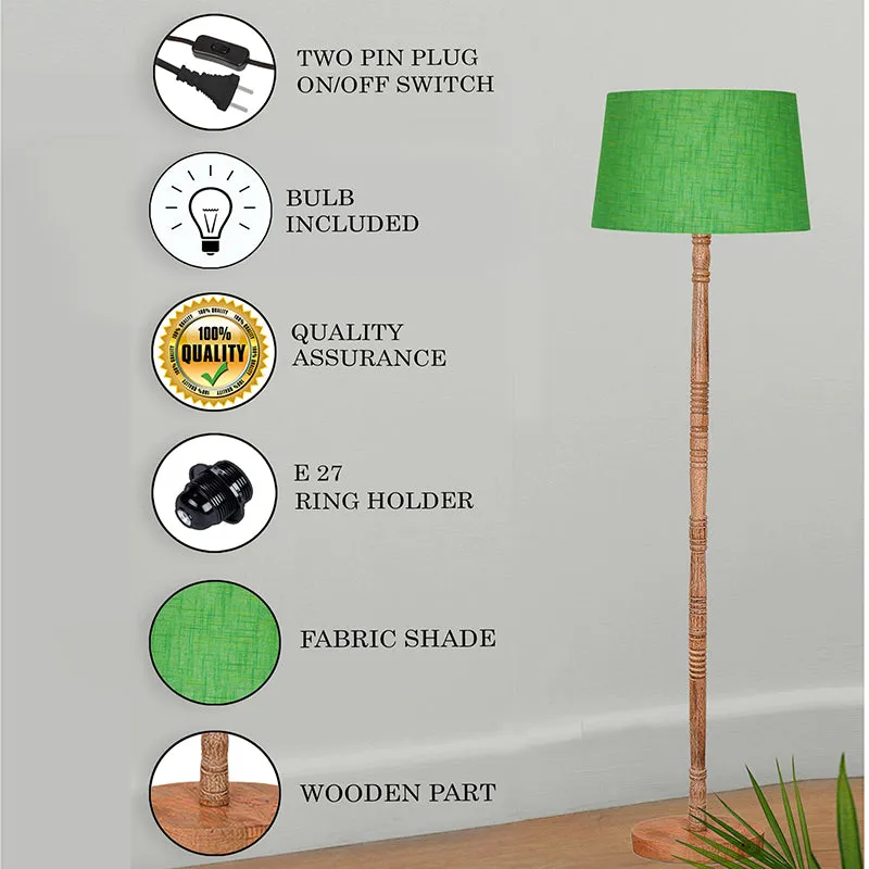 Elfin Neo Wooden Floor Lamp - Green media 6
