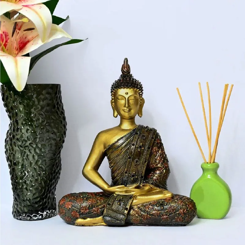 Peaceful Buddha Showpiece media 3
