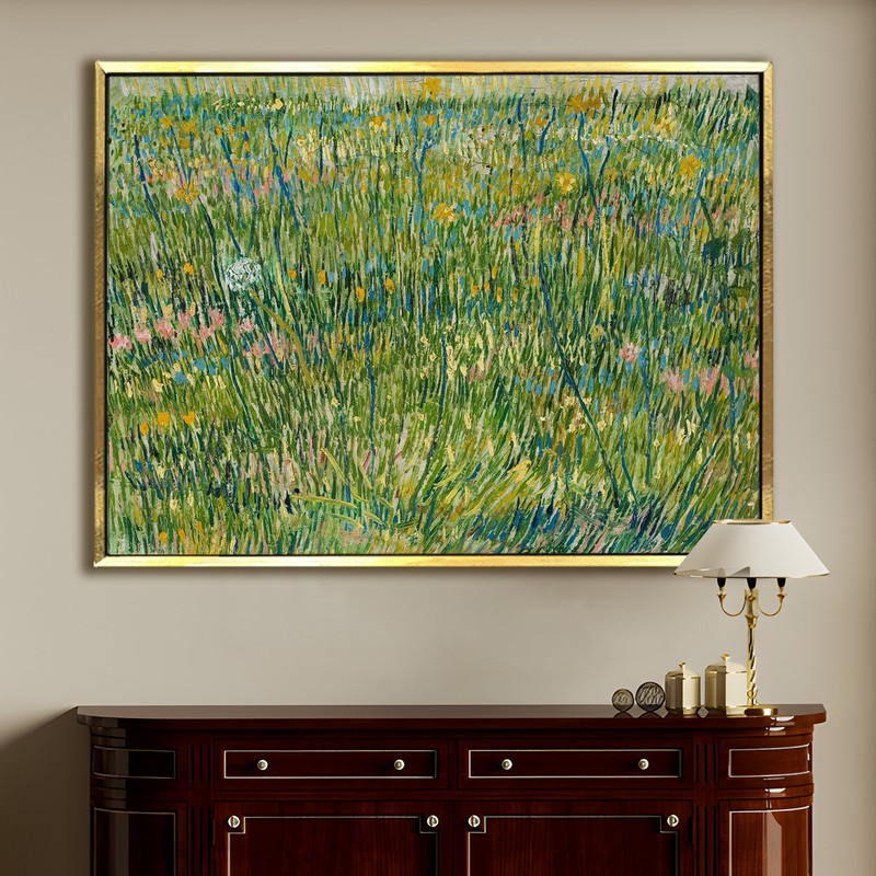 Field Murmur Canvas Wall Painting With Frame