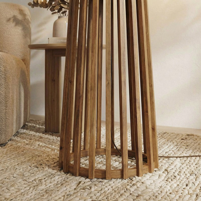 Resplend Wooden Floor Lamp media 4