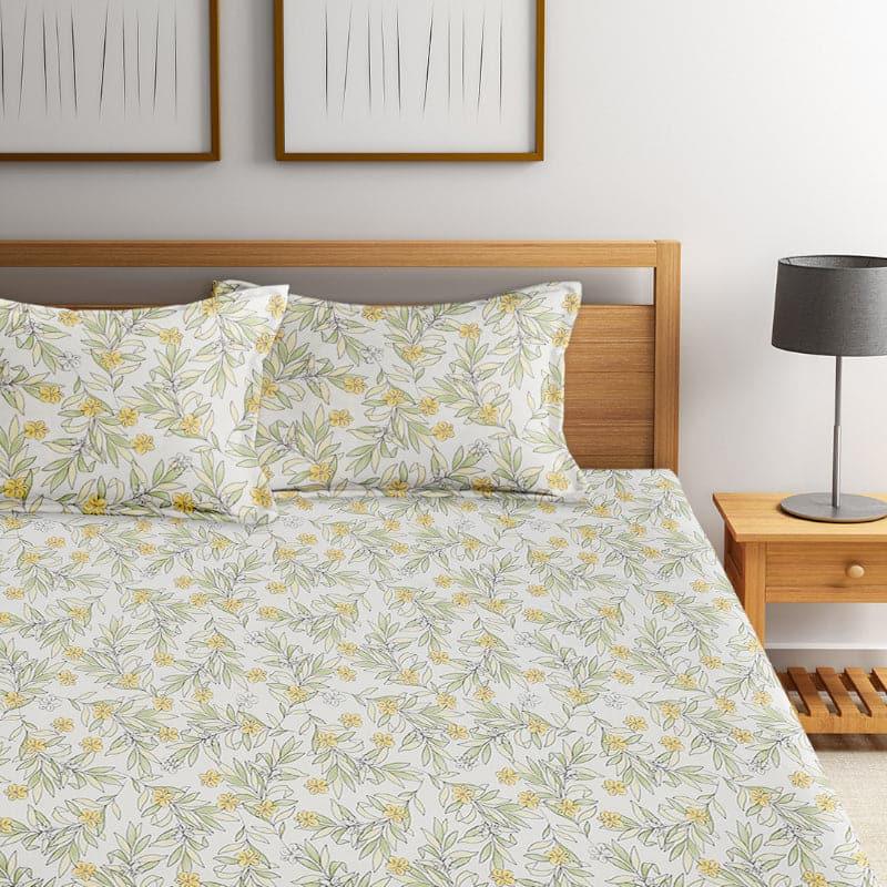 Armona Floral Microfiber Bedsheet Old - 130 GSM media 4