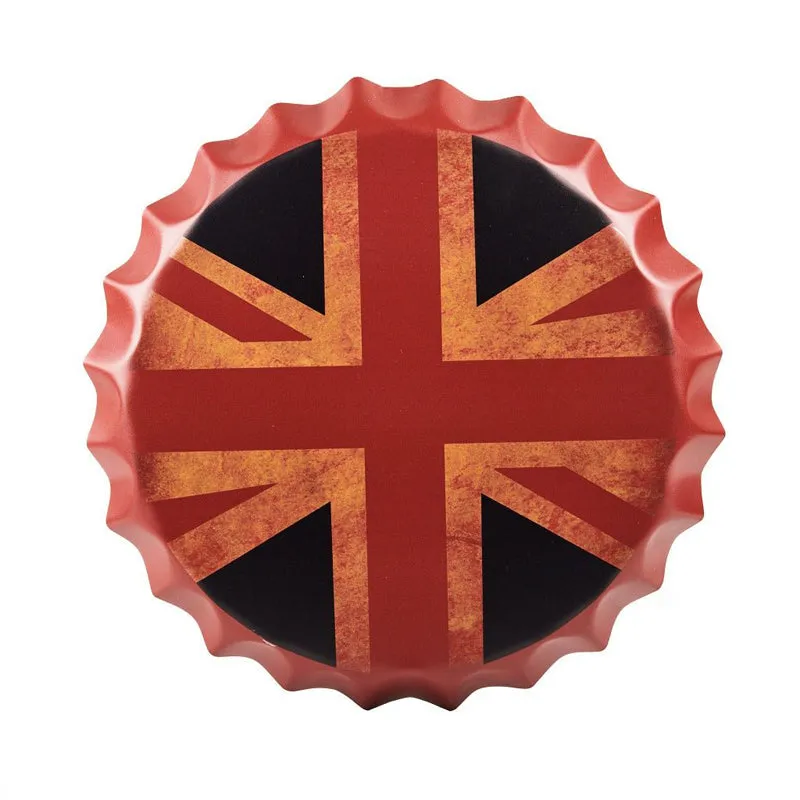 Uk Pride Bottle Cap Metal Wall Accent media 3