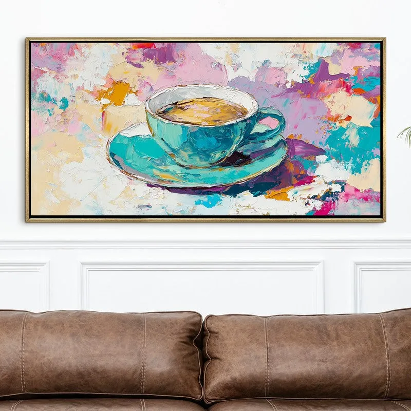 Impasto Canvas Wall Painting With Frame media 4