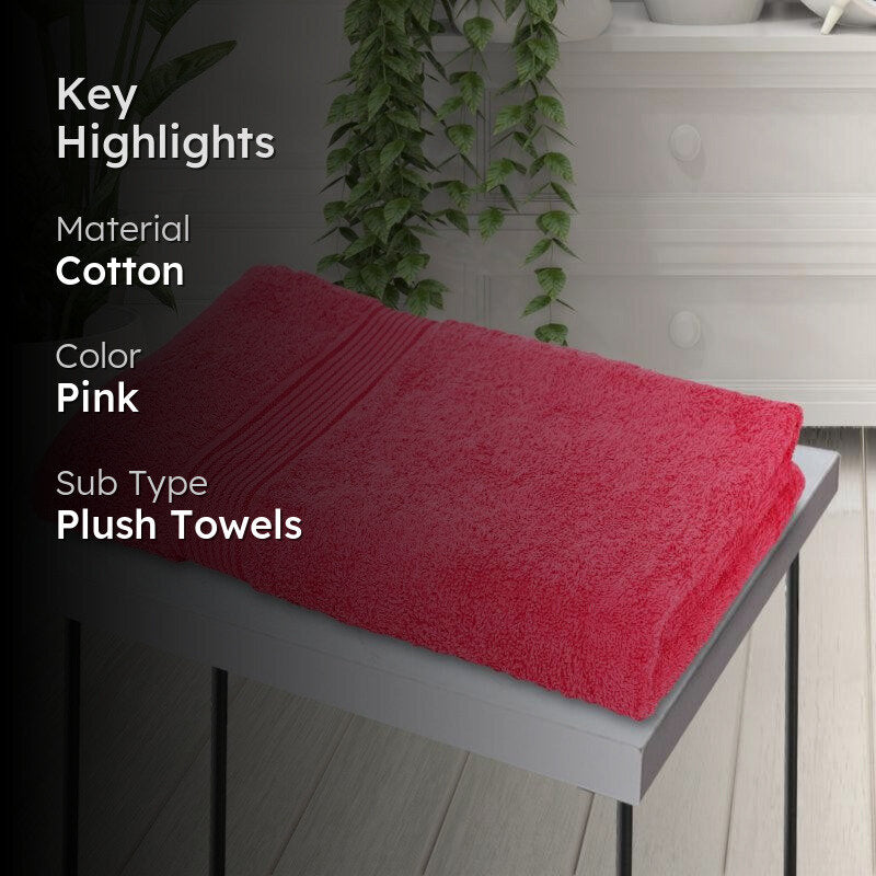 Junia Bath Towel - Pink media 2