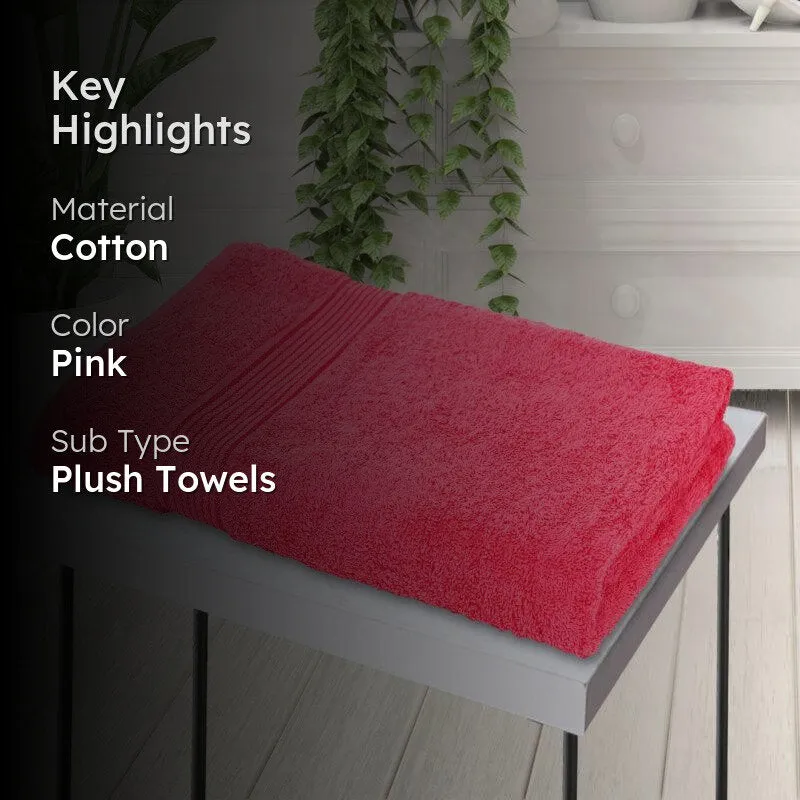 Junia Bath Towel - Pink media 2