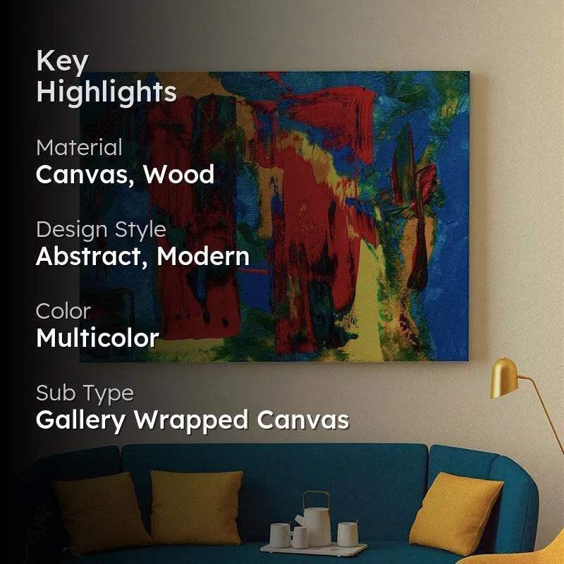 Abstract In Chaos Canvas Wall Art - Gallery Wrap media 2