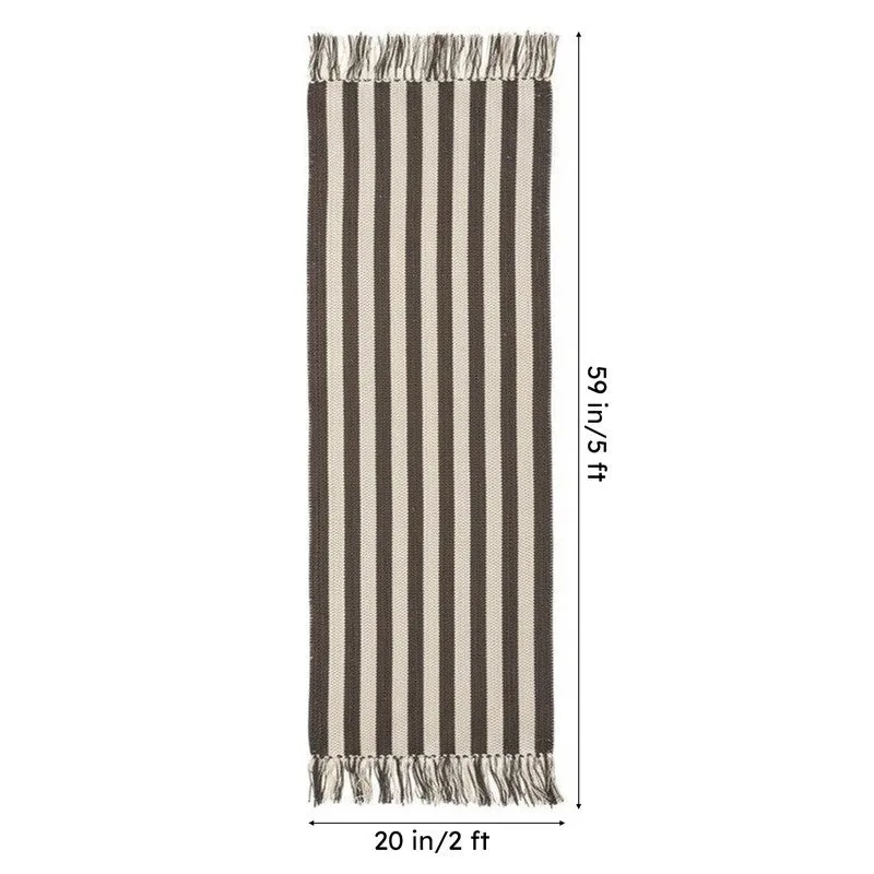 Carmen Hand Woven Rectangle Cotton Rug media 7
