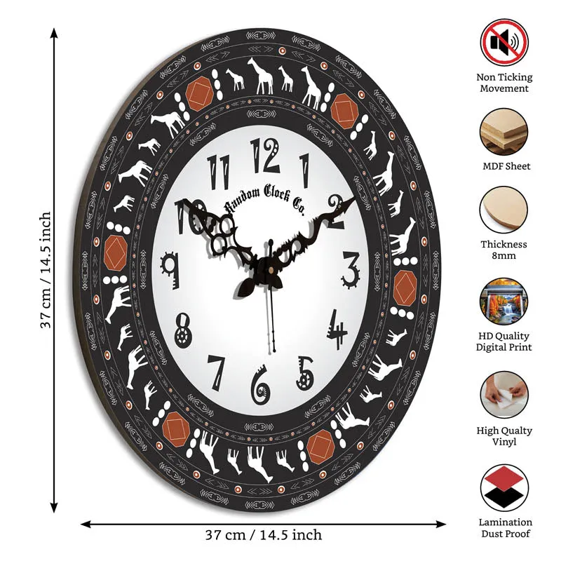 Adisa 3D Printed MDF Wall Clock media 5
