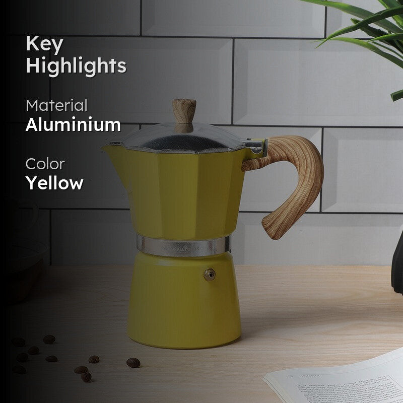 Brewlyn Coffee Maker (300 ML) - Yellow media 2