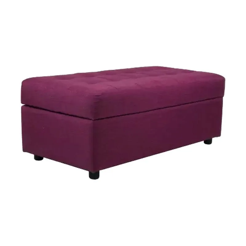 Zaviro Nuvia Ottoman - Purple media 3