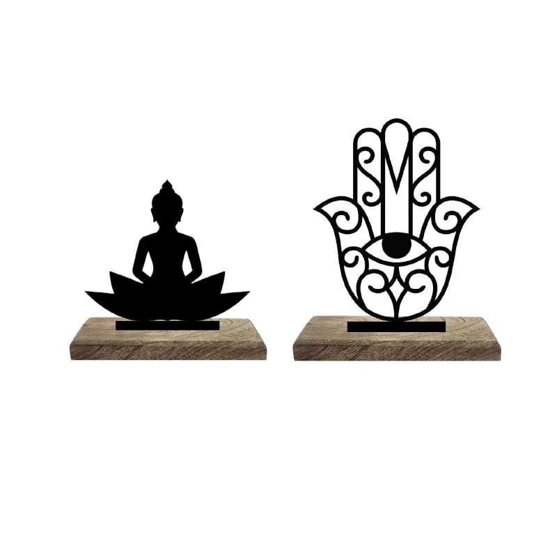 Symbolic Serenity Showpiece - Set Of Two media 5