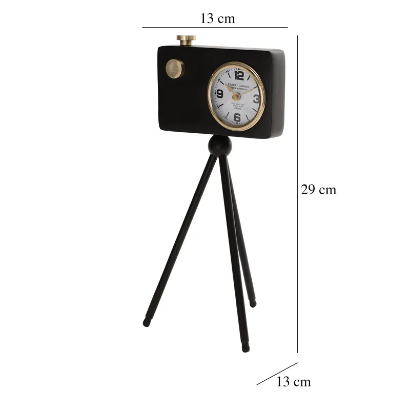 Filmo Cam Table Clock - Black media 6