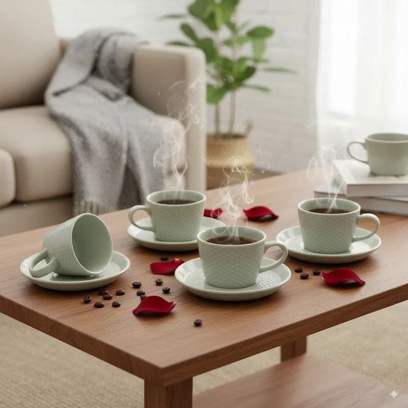 Jorven Cup & Saucer (200 mL) - Set of Four media 1