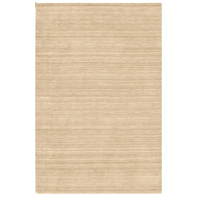 Aylin Hand Woven Wool Rug - Beige media 1