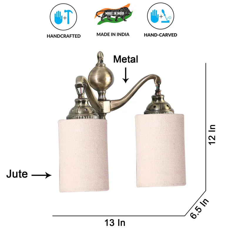 Gypsy Cylindrical Metal Wall Lamp media 7