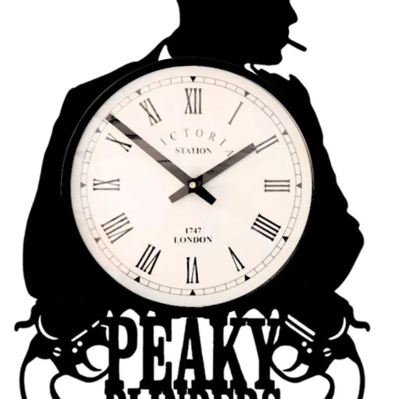 Peaky Blinders Steel Analog Wall Clock - Black media 5