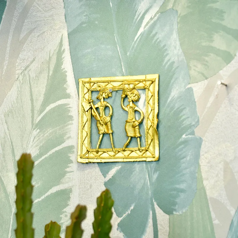 Makka Folk Brass Wall Accent media 1