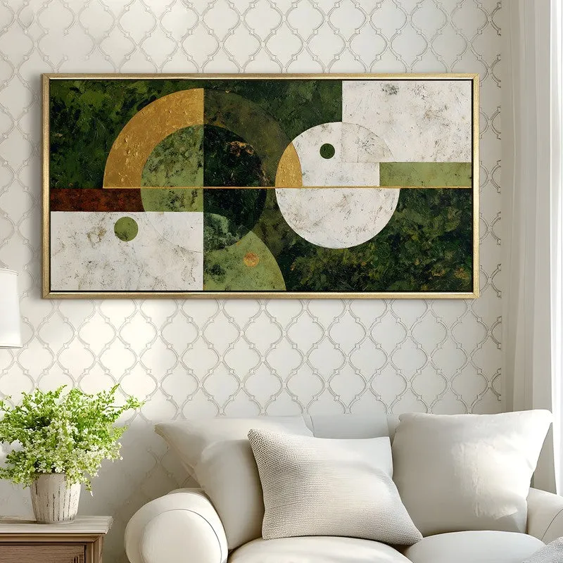 Sage Spiral Canvas Wall Art media 4