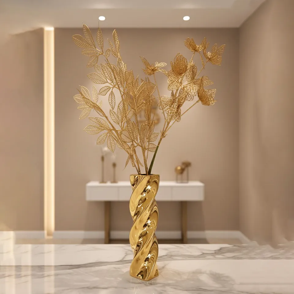 Foliage Butterfly Artificial Stems- Set Of Two media 12