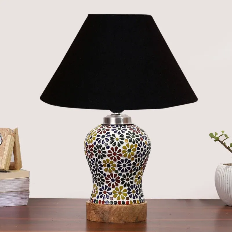 Veloura Wooden Table Lamp - Black media 4