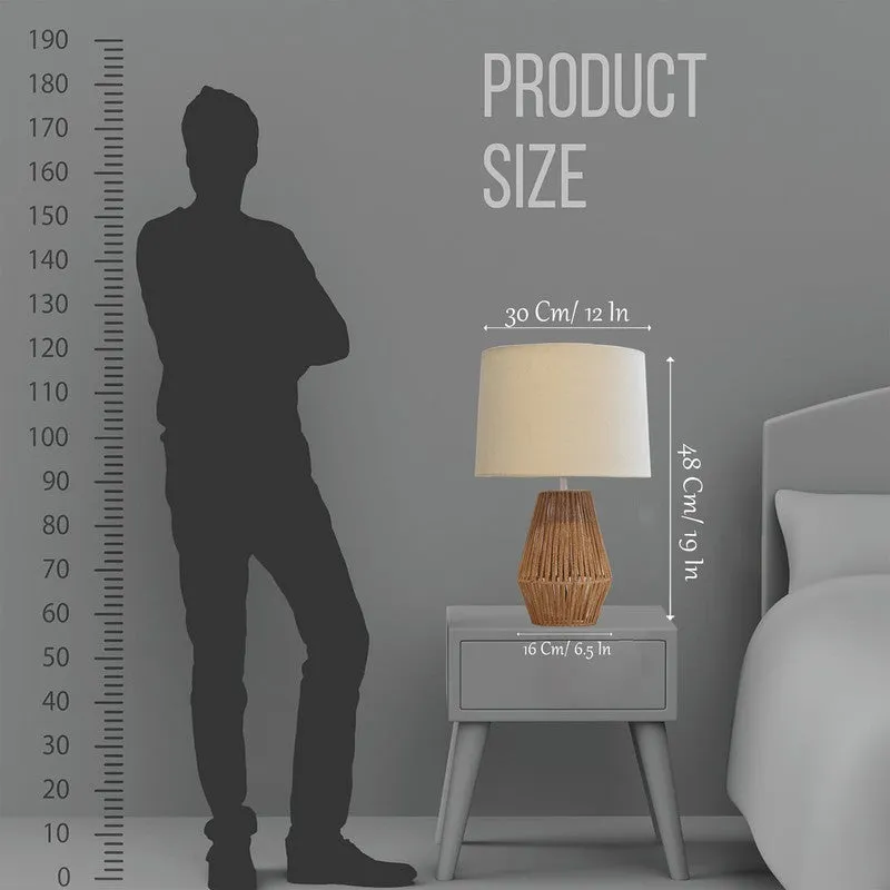 MinimalNest Metal Table Lamp - Beige media 11