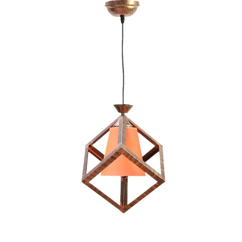 GlowBlush Beam PVC Ceiling Lamp - Orange media 3