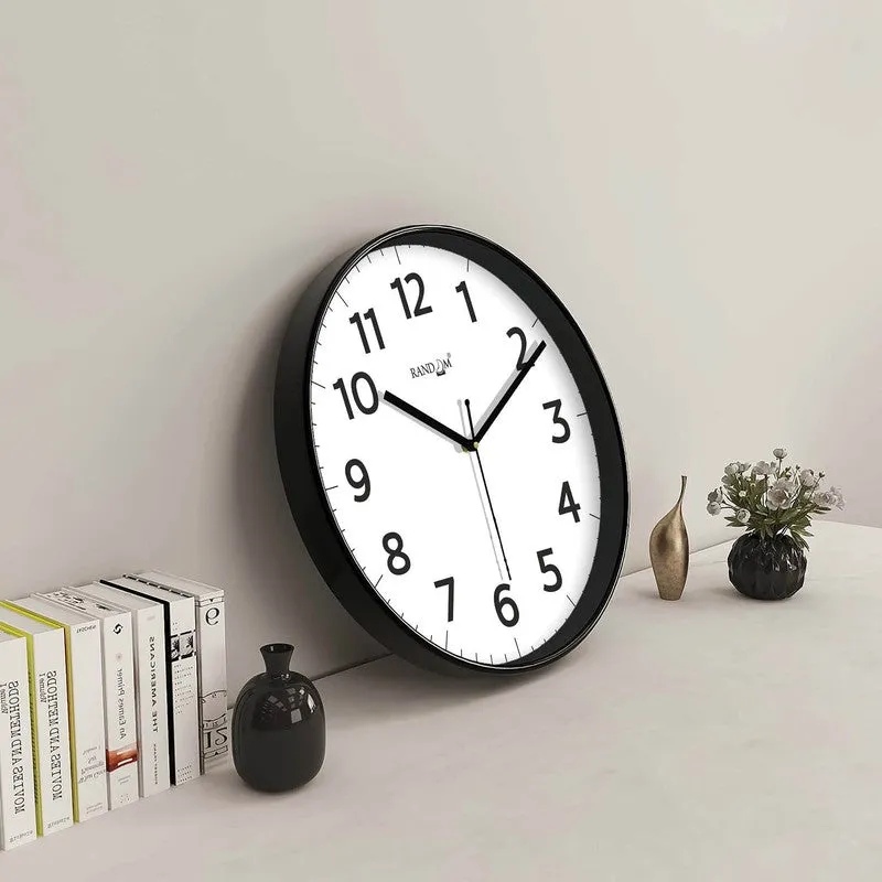 Dailytick Premium Silent Sweep Wall Clock - Black media 3
