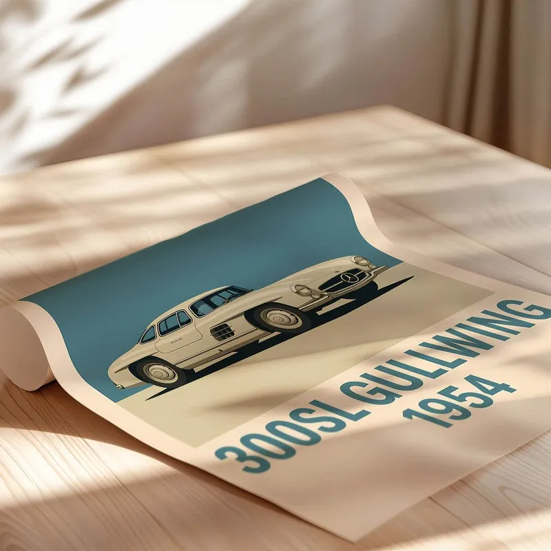 Gullwing Elegance Wall Poster media 5