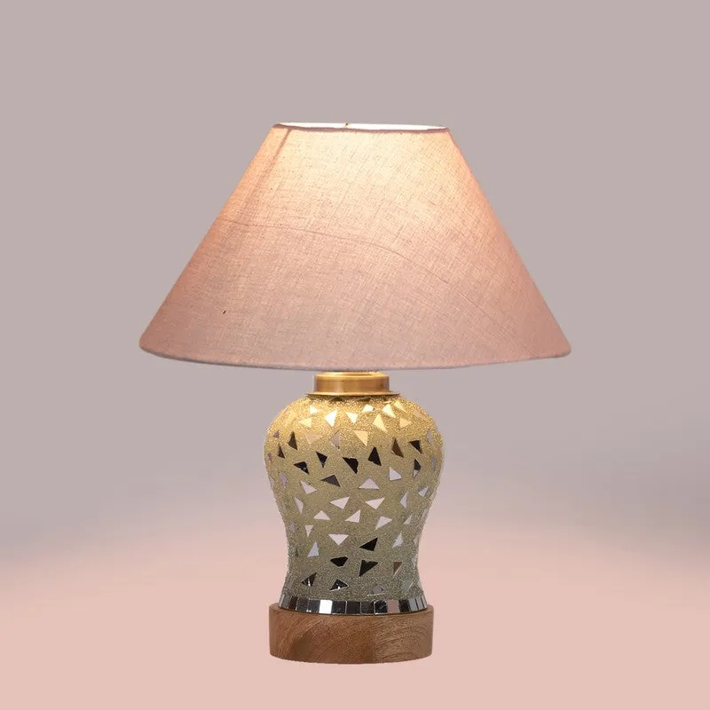 Zenelle Wooden Table Lamp - Multicolor media 6