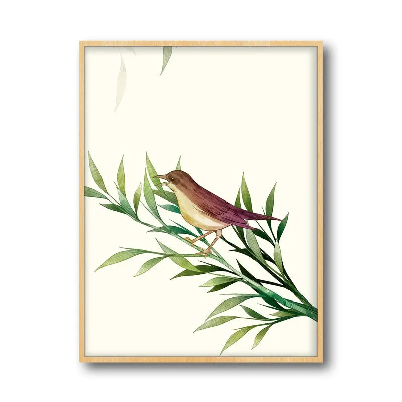 Wing & Willow Botanical Archival Paper Wall Art - Natural Brown Frame media 5