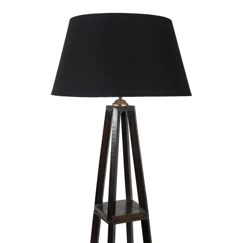 Seasa Wistera Floor Lamp With Shelf - Black media 5