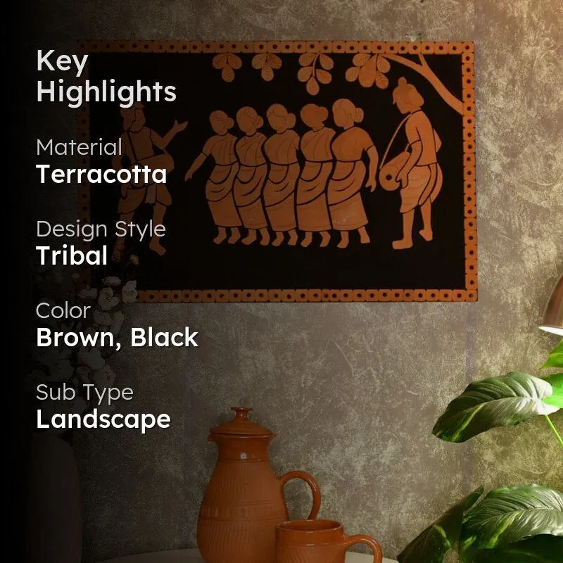 Tribe Gather Terracotta Wall Art media 2