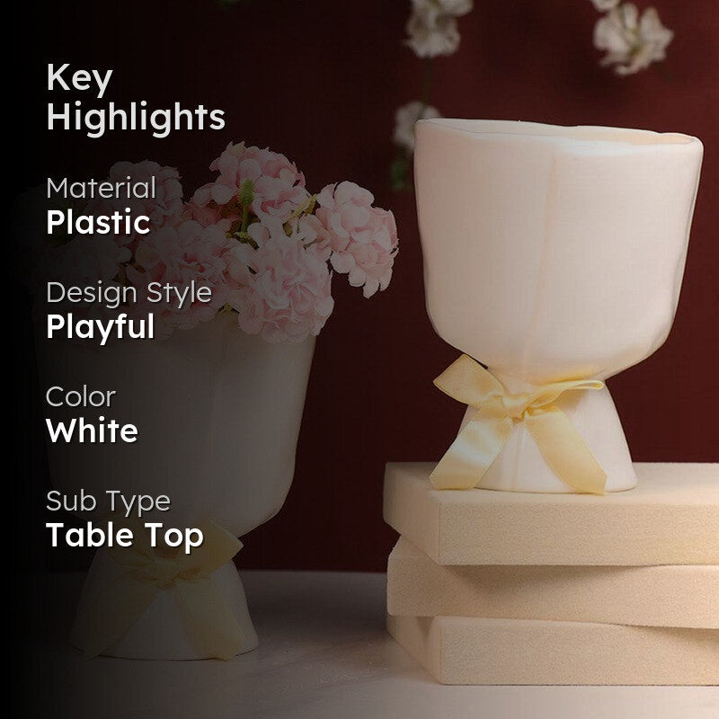 Blossom Bow Vase - Set Of Two media 2