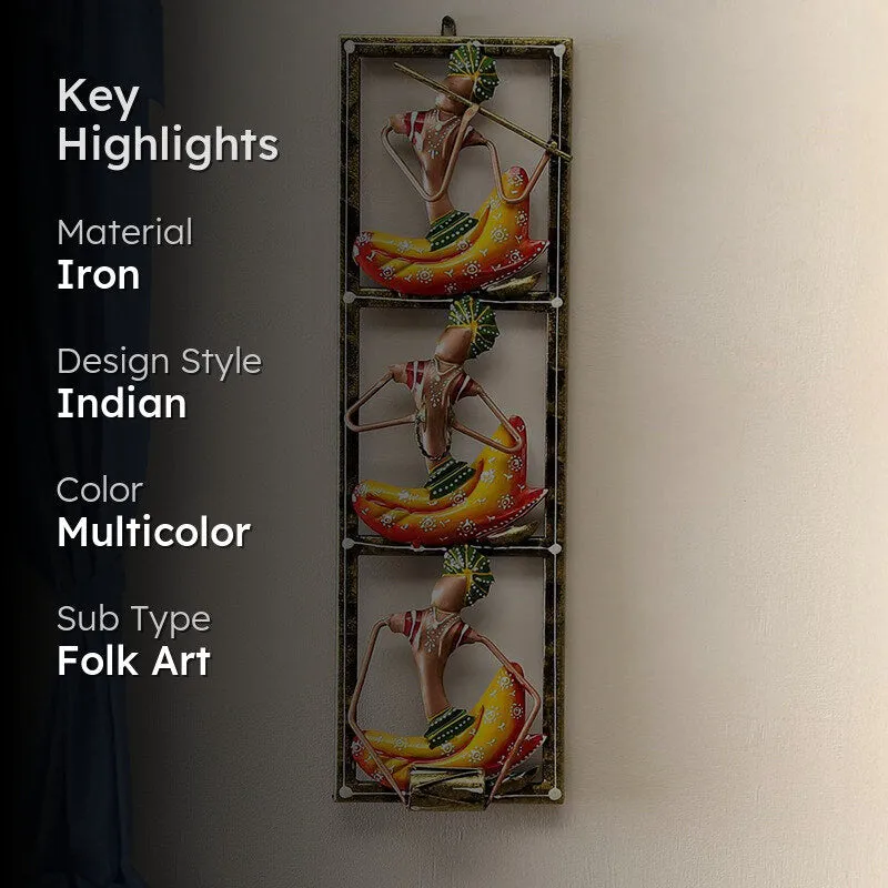 Narthaka Trio Iron Wall Accent media 2