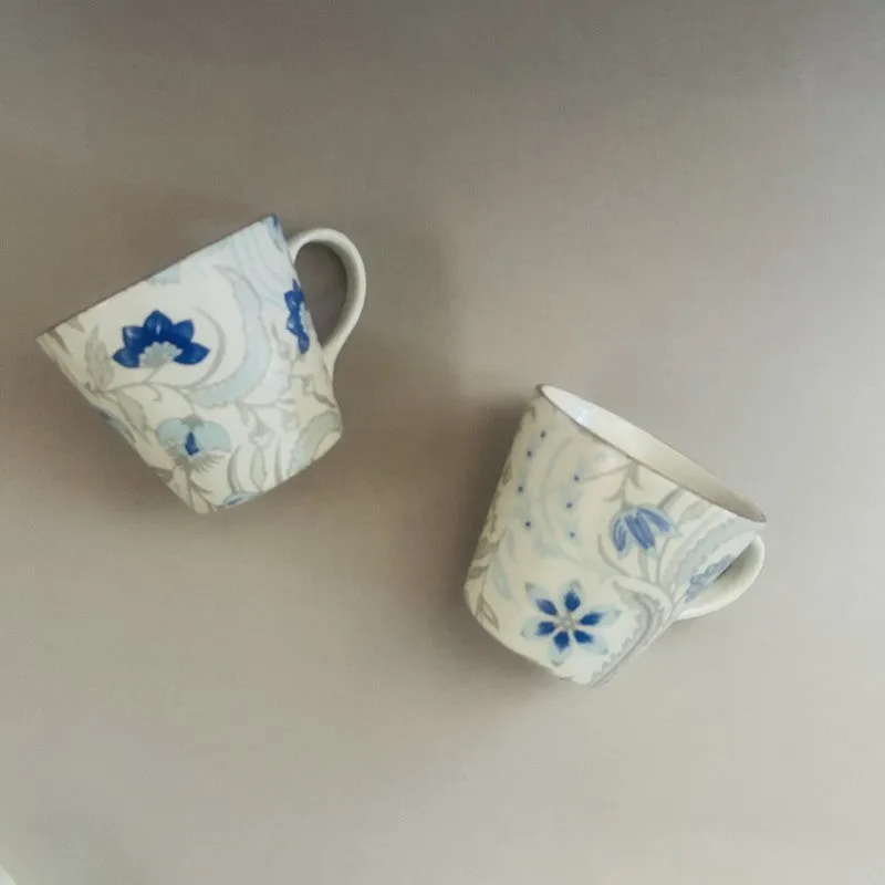 Florale Ceramic Tea Cups (150 mL Each) - Set of Two media 4